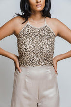 Load image into Gallery viewer, Rena Love Cocktail Golden Satin Jumpsuit