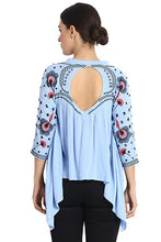 Load image into Gallery viewer, Rena Love Bat Sleeve Embroidered Blouse