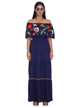 Load image into Gallery viewer, Rena Love Bardot Embroidered Dress