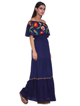 Load image into Gallery viewer, Rena Love Bardot Embroidered Dress