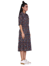 Load image into Gallery viewer, Rena Love Busy Printed Flared Dress