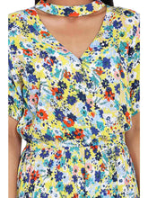 Load image into Gallery viewer, Rena Love Choker Cut Printed Dress