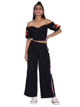 Load image into Gallery viewer, Rena Love Black Pleated Flared Pants