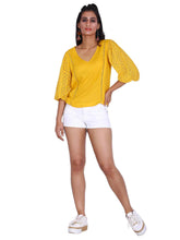 Load image into Gallery viewer, Rena Love Broderie Sleeve Detail Blouse