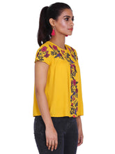 Load image into Gallery viewer, Rena Love Charm Floral Embroidered Blouse
