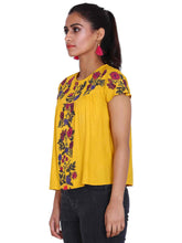 Load image into Gallery viewer, Rena Love Charm Floral Embroidered Blouse