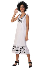 Load image into Gallery viewer, Rena Love Broderie White Embroidered Bloom Dress