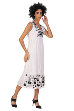 Load image into Gallery viewer, Rena Love Broderie White Embroidered Bloom Dress
