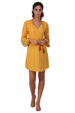 Load image into Gallery viewer, Rena Love Balloon Sleeve Embroidered Dress