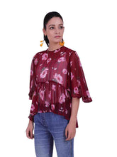 Load image into Gallery viewer, Rena Love Beach Bliss Printed Top