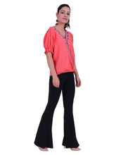 Load image into Gallery viewer, Rena Love Broderie Scalloped Edge Blouse
