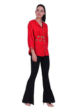 Load image into Gallery viewer, Rena Love Coralie Embroidered Top