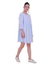 Load image into Gallery viewer, Rena Love Broderie Mini Shift Dress