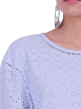Load image into Gallery viewer, Rena Love Broderie Mini Shift Dress