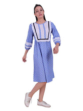 Load image into Gallery viewer, Rena Love Dobby Broderie Yoke Shift Dress