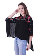 Load image into Gallery viewer, Rena Love Bat Sleeve Embroidered Blouse