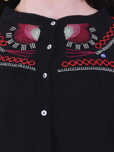Load image into Gallery viewer, Rena Love Bat Sleeve Embroidered Blouse