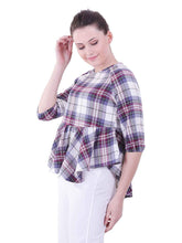 Load image into Gallery viewer, Rena Love All Over Check Blouse