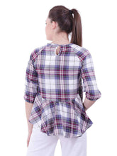 Load image into Gallery viewer, Rena Love All Over Check Blouse