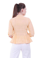 Load image into Gallery viewer, Rena Love Alana Embroidered peplum Blouse