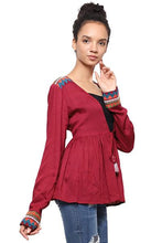 Load image into Gallery viewer, Rena Love Charlotte Embroidered Blouse