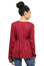 Load image into Gallery viewer, Rena Love Charlotte Embroidered Blouse