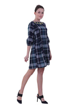 Load image into Gallery viewer, Rena Love all over check Dress
