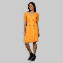 Load image into Gallery viewer, Rena Love Cone flower Wrap Style Dress