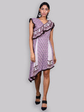 Load image into Gallery viewer, Rena Love Asymmetric Flare Dress