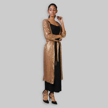 Load image into Gallery viewer, Rena Love Color me Gold Shrug